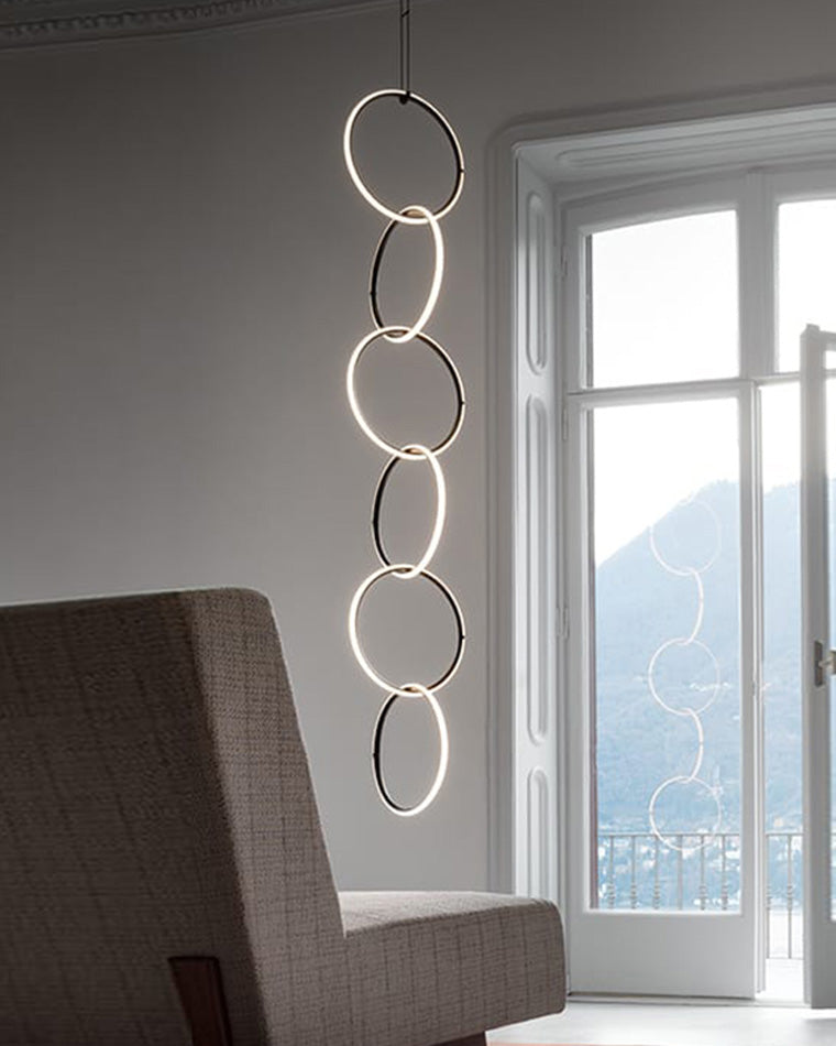 WOMO Long Geometric Chandelier-WM2118