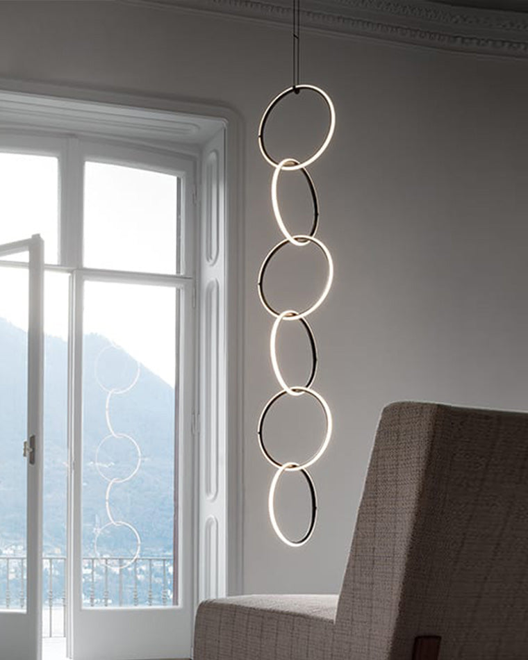 WOMO Long Geometric Chandelier-WM2118