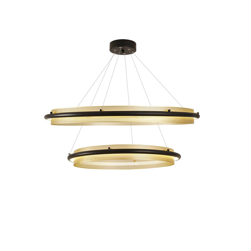 WOMO Tiered Circular Led Chandelier-WM2119b