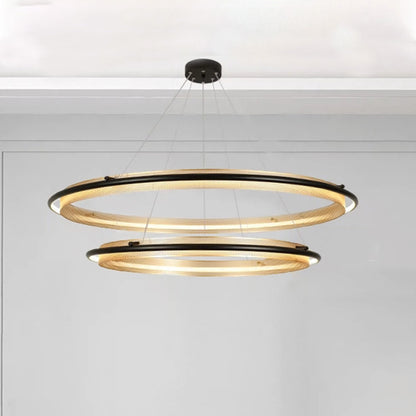 WOMO Tiered Circular Led Chandelier-WM2119b