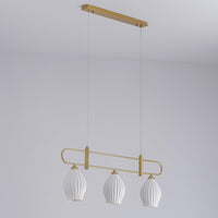 WOMO Ceramic Bud Linear Chandelier-WM2121b
