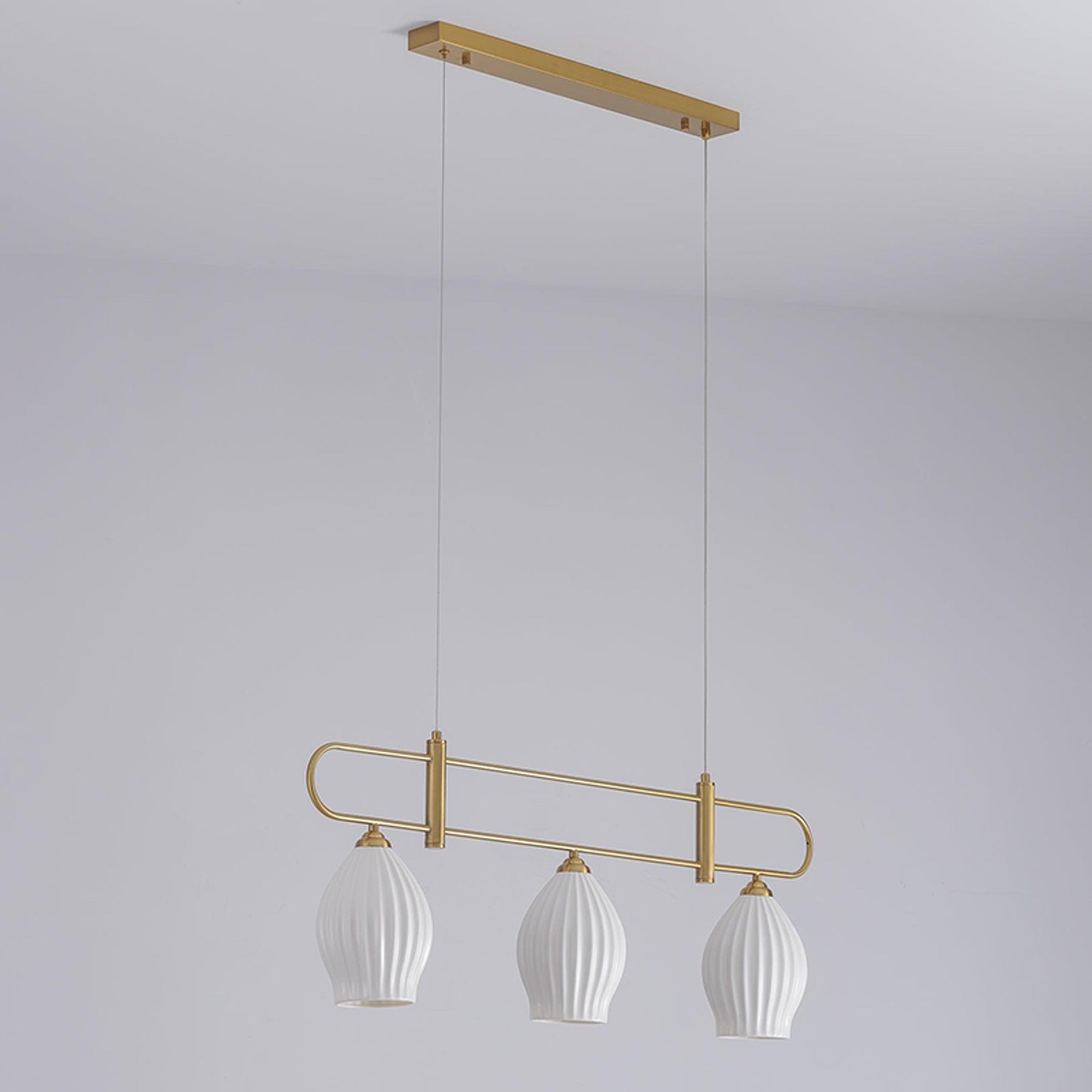 WOMO Ceramic Bud Linear Chandelier-WM2121b