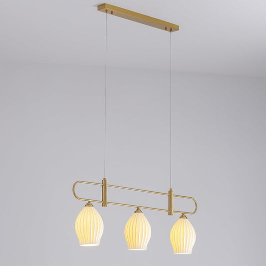 WOMO Ceramic Bud Linear Chandelier-WM2121b