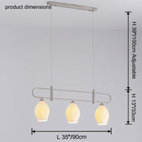 WOMO Ceramic Bud Linear Chandelier-WM2121b