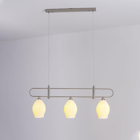 WOMO Ceramic Bud Linear Chandelier-WM2121b