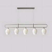 WOMO Ceramic Bud Linear Chandelier-WM2121b