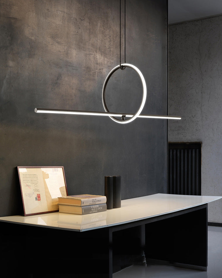 WOMO Circle Linear Pendant Light-WM2122