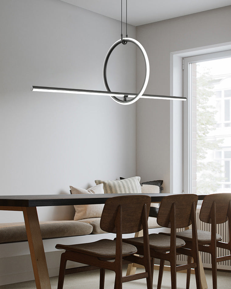 WOMO Circle Linear Pendant Light-WM2122