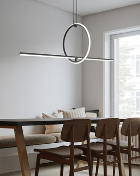 WOMO Circle Linear Pendant Light-WM2122