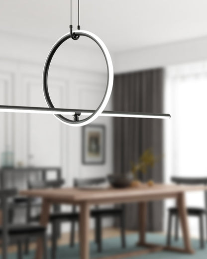 WOMO Circle Linear Pendant Light-WM2122