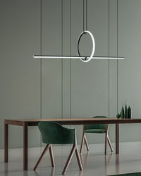 WOMO Circle Linear Pendant Light-WM2122