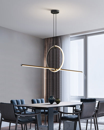 WOMO Circle Linear Pendant Light-WM2122