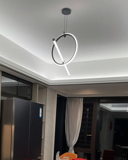 WOMO Circle Linear Pendant Light-WM2122