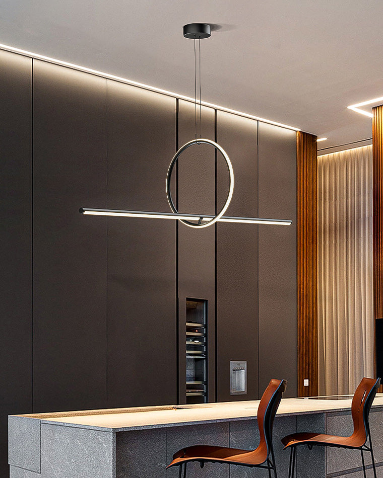 WOMO Circle Linear Pendant Light-WM2122