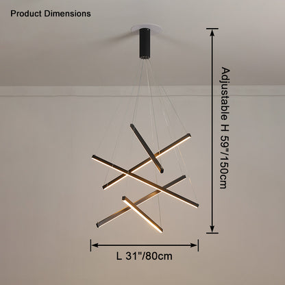 WOMO Multi Sticks LED Chandelier-WM2125