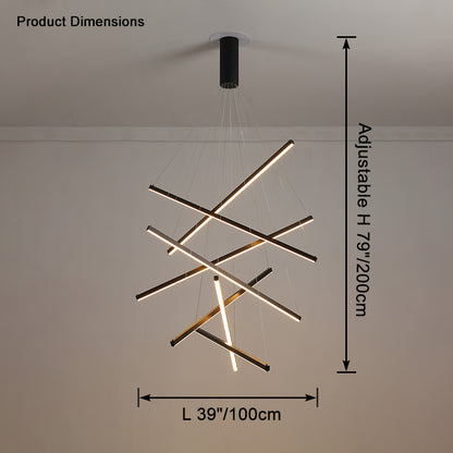 WOMO Multi Sticks LED Chandelier-WM2125