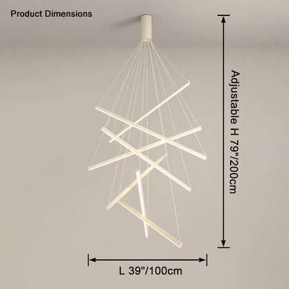 WOMO Multi Sticks LED Chandelier-WM2125