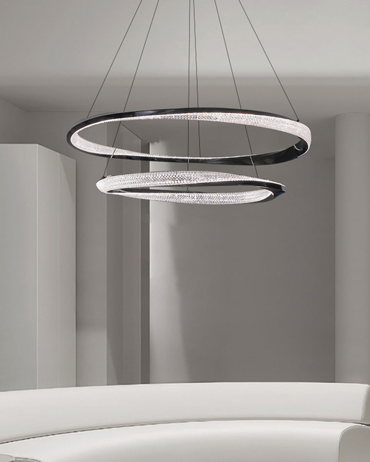 WOMO Möbius Circular LED Chandelier-WM2128