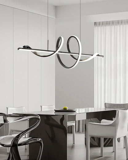 WOMO Spiral Led Kitchen Pendant Light-WM2129