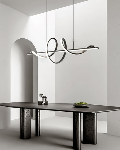 WOMO Spiral Led Kitchen Pendant Light-WM2129