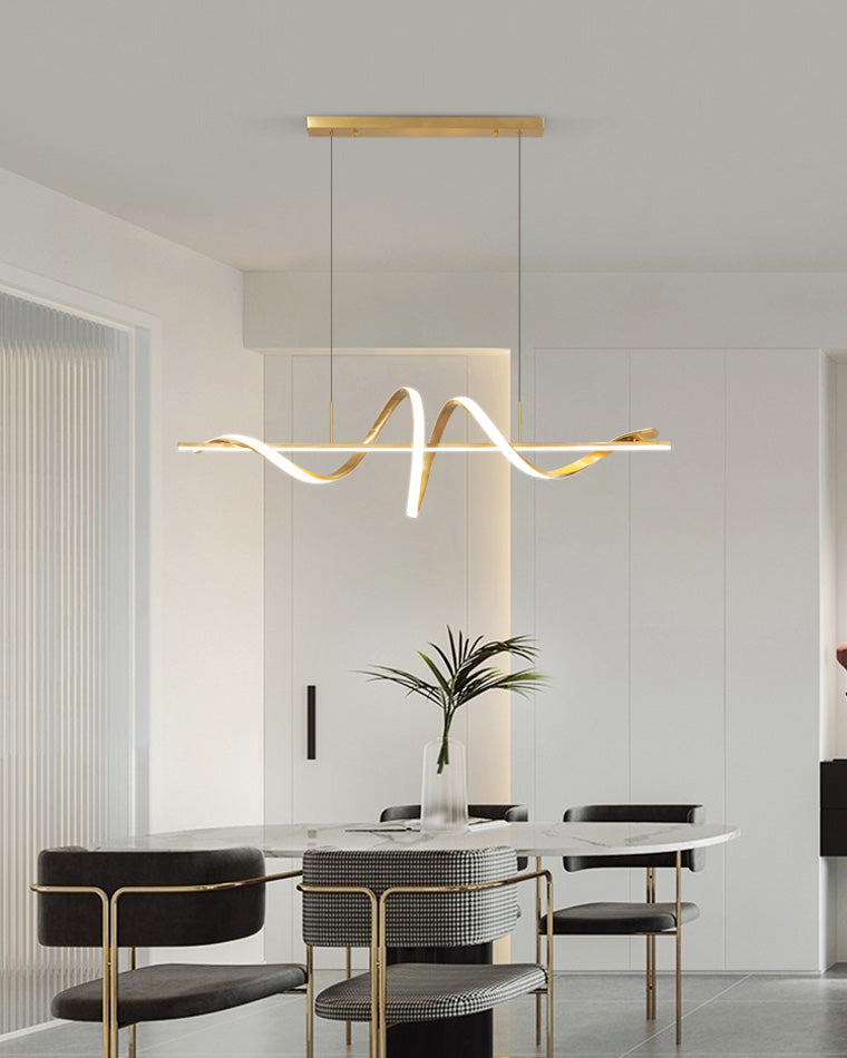 WOMO Spiral Led Kitchen Pendant Light-WM2129