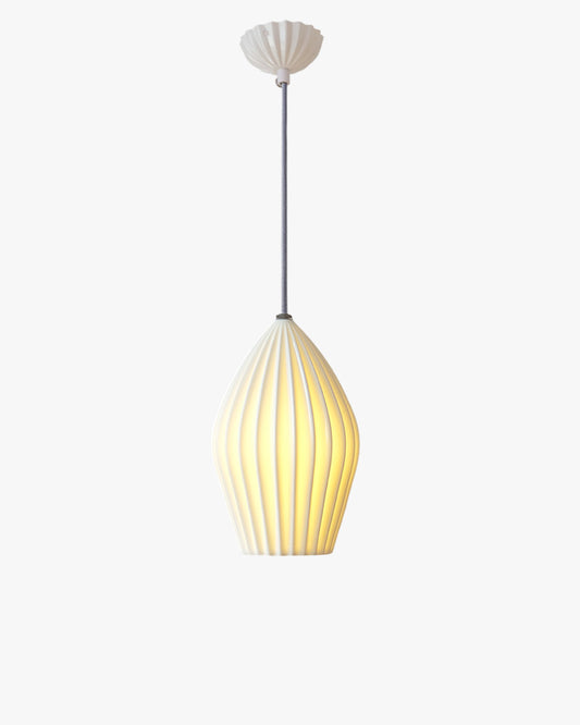 WOMO Ribbed Ceramics Pendant Light-WM2132