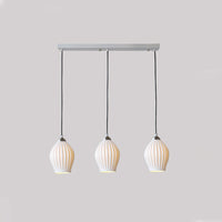 WOMO Ribbed Bud Ceramic Multi-Light Chandelier-WM2132b