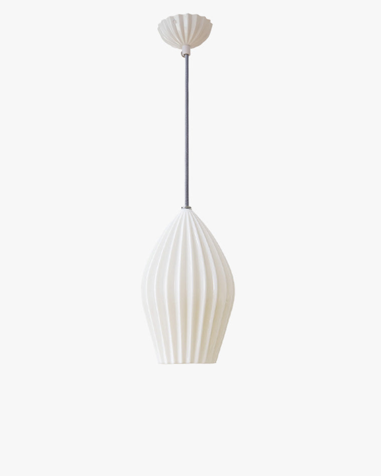 WOMO Ribbed Ceramics Pendant Light-WM2132