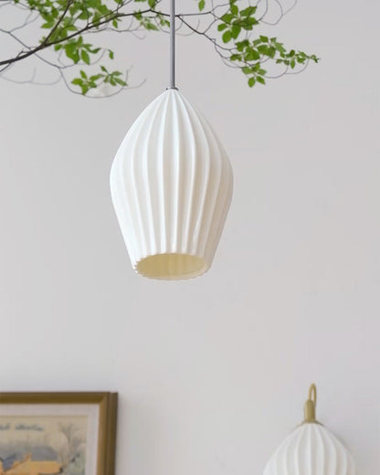 WOMO Ribbed Ceramics Pendant Light-WM2132