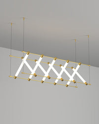 WOMO Maza Long Linear Chandelier-WM2134