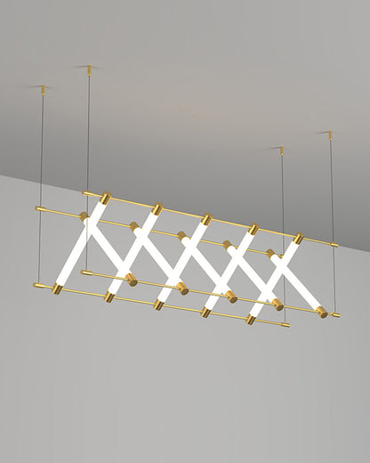 WOMO Maza Long Linear Chandelier-WM2134