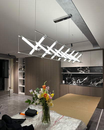 WOMO Maza Long Linear Chandelier-WM2134