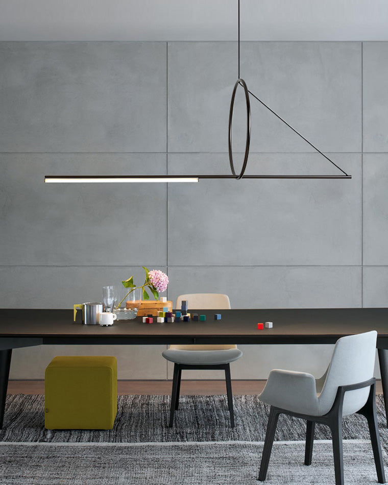 WOMO Offset Linear Pendant Light-WM2135