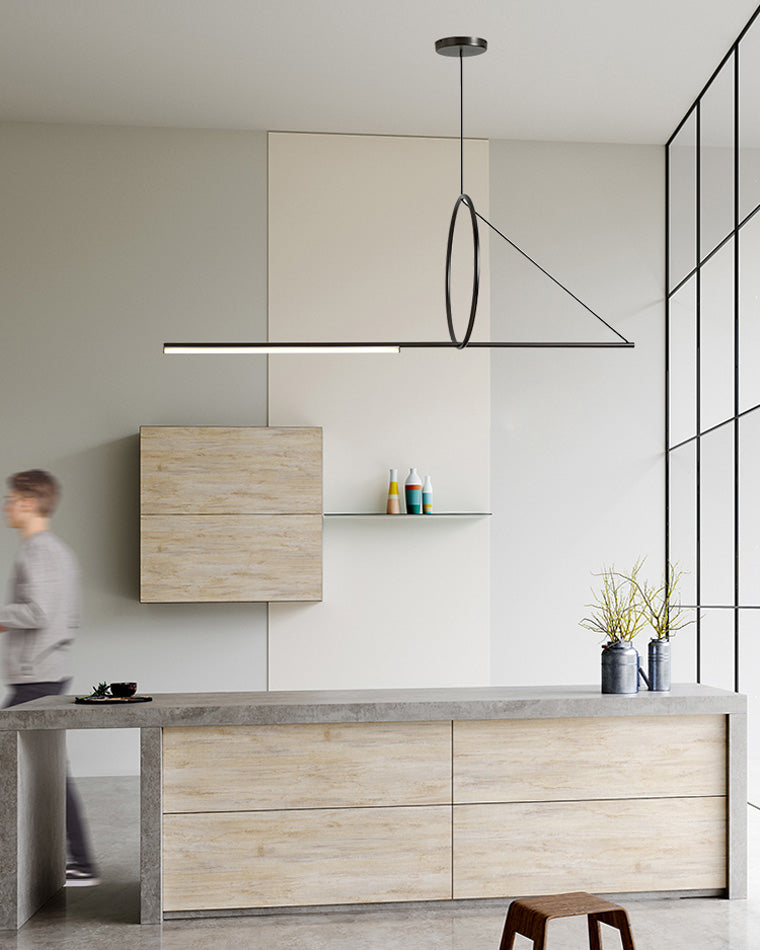 WOMO Offset Linear Pendant Light-WM2135