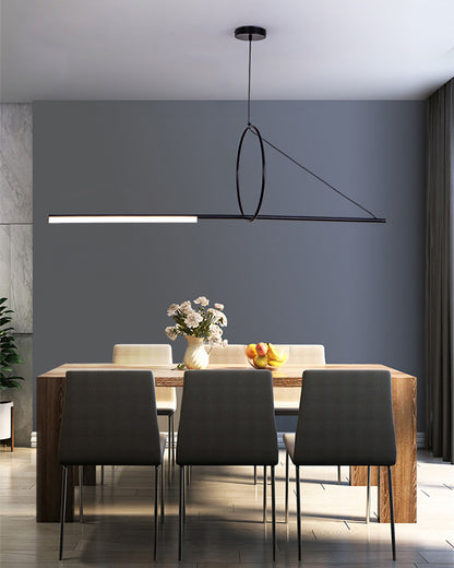 WOMO Offset Linear Pendant Light-WM2135