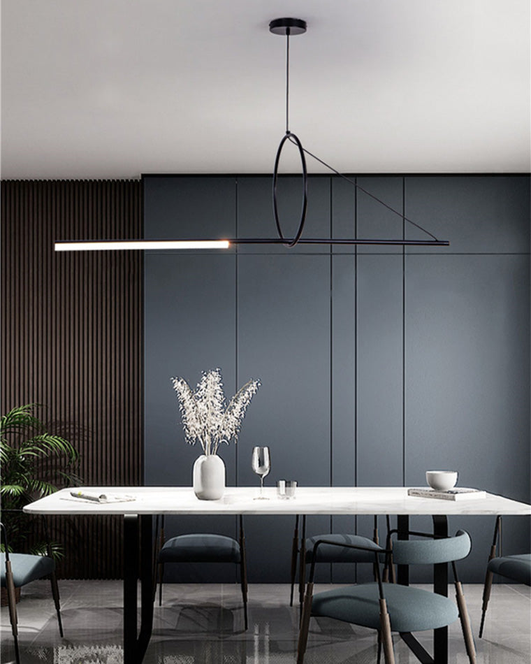 WOMO Offset Linear Pendant Light-WM2135