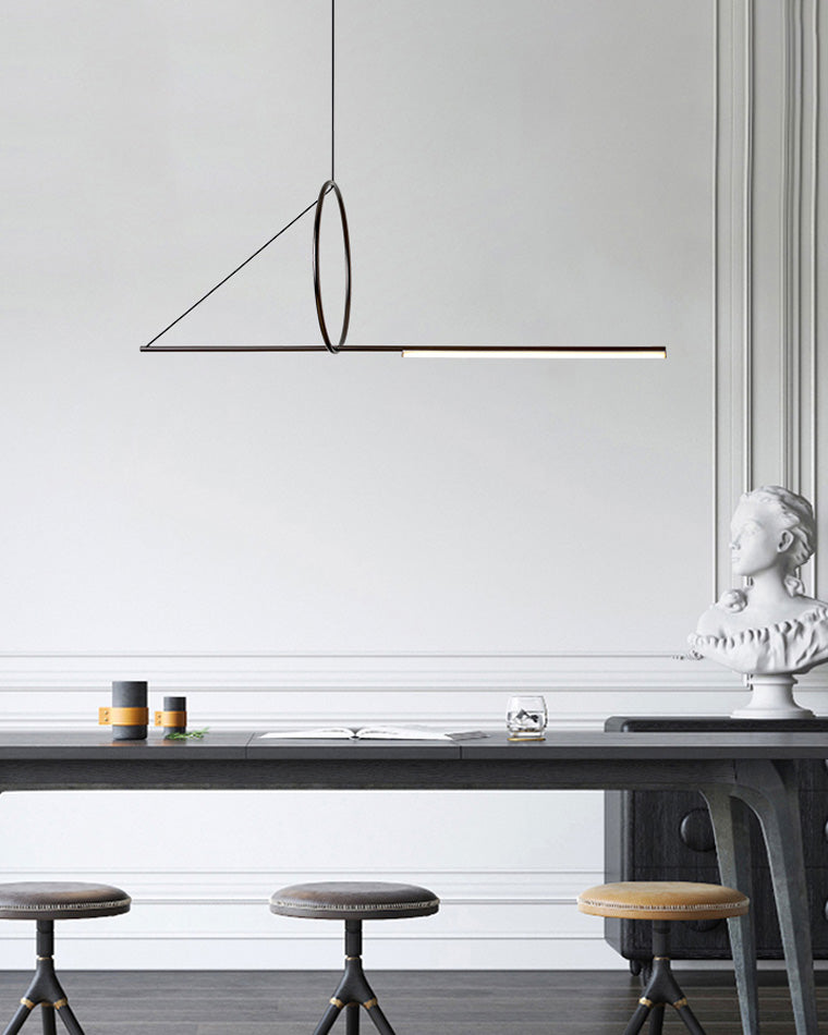 WOMO Offset Linear Pendant Light-WM2135