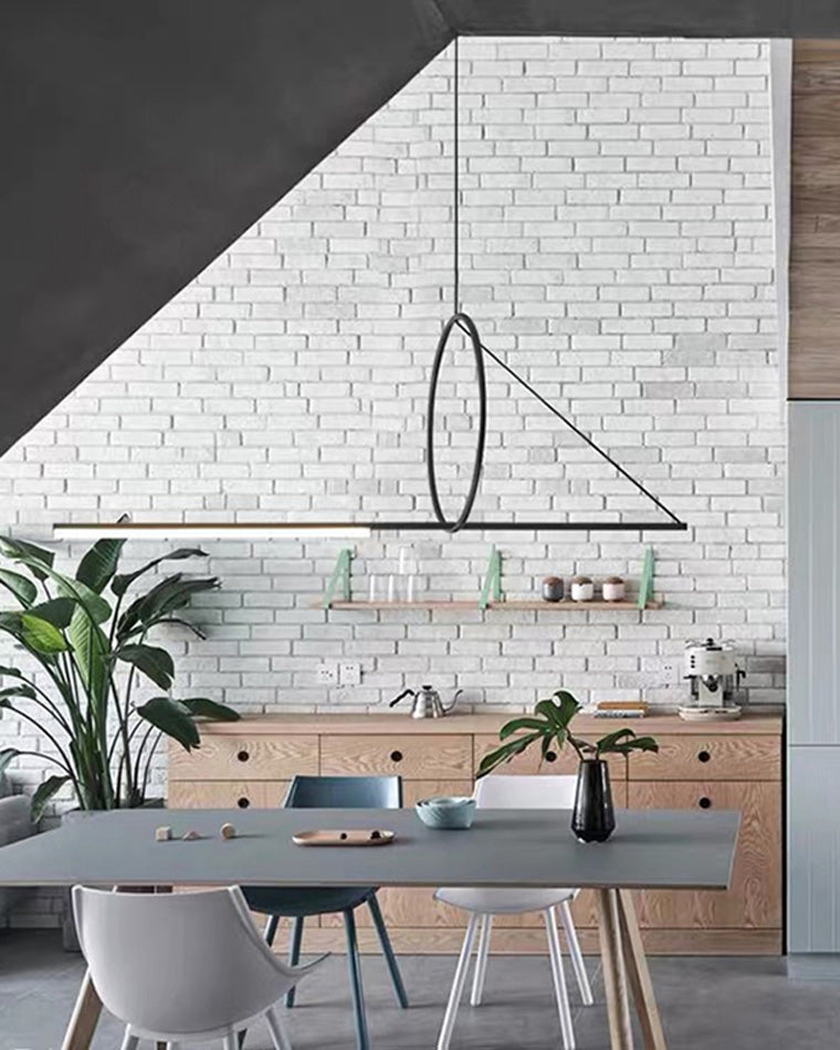 WOMO Offset Linear Pendant Light-WM2135