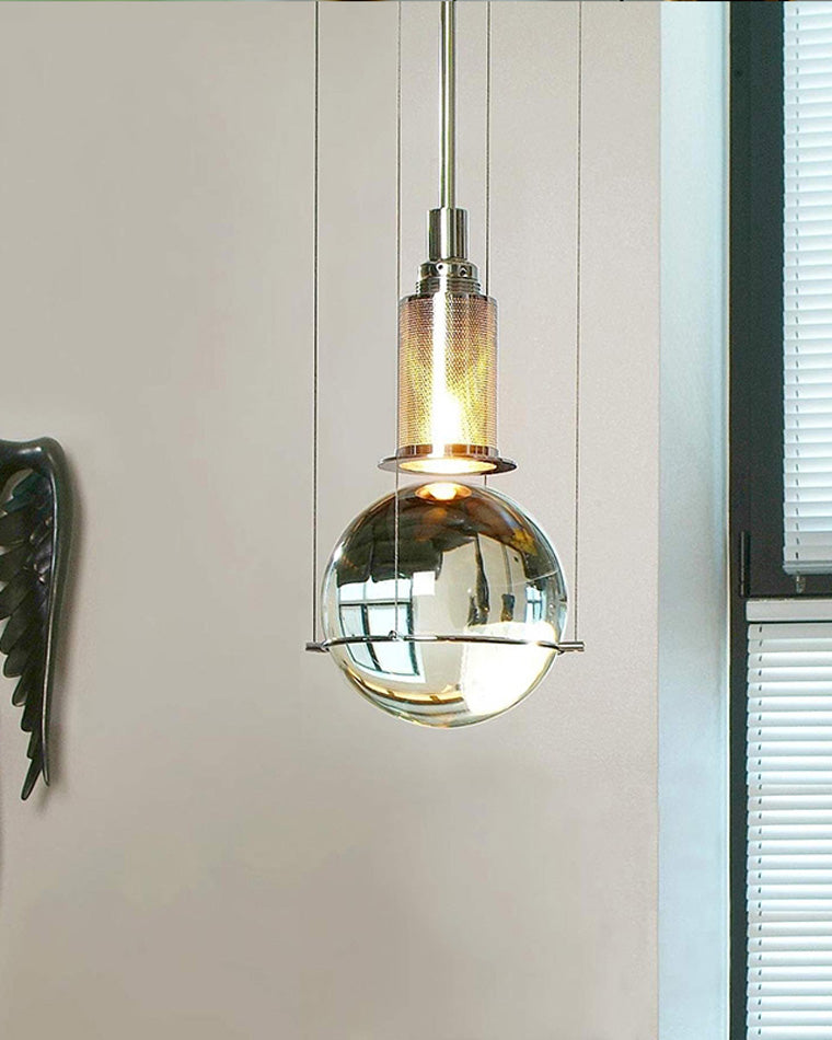 WOMO Single Crystal Globe Pendant Light-WM2139