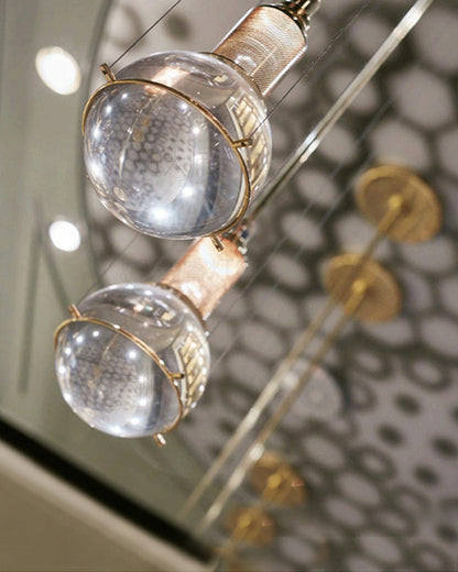 WOMO Single Crystal Globe Pendant Light-WM2139