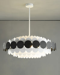 WOMO Scandi Scalloped Round Chandelier-WM2140