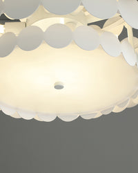 WOMO Scandi Scalloped Round Chandelier-WM2140