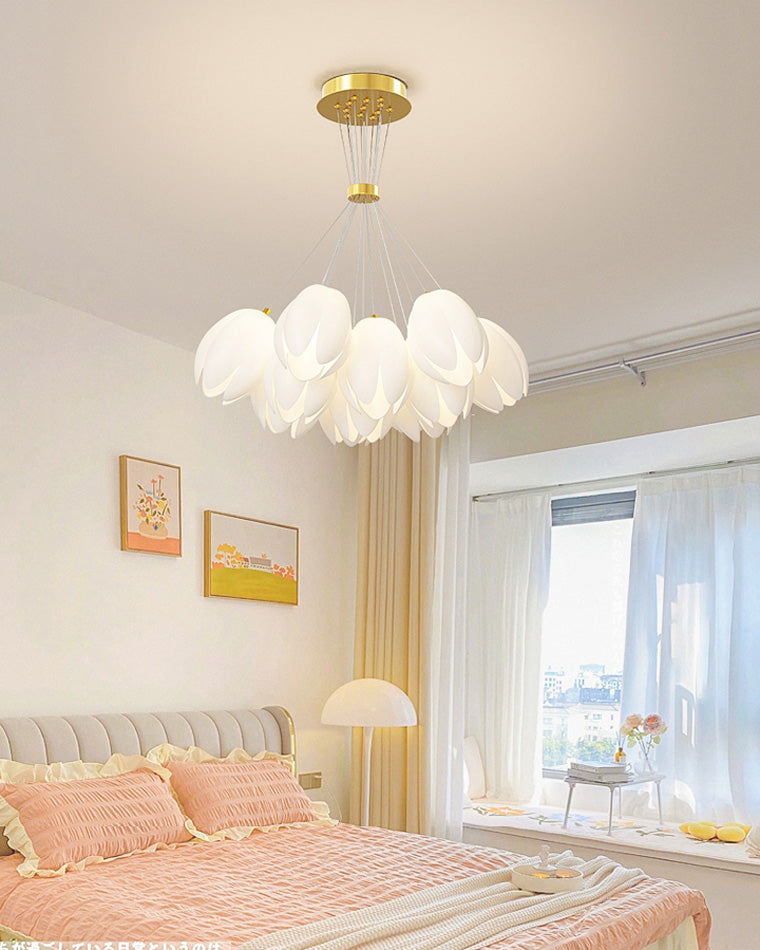 WOMO Tulip Cluster Flower Pendant Light-WM2142