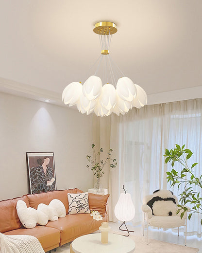 WOMO Tulip Cluster Flower Pendant Light-WM2142