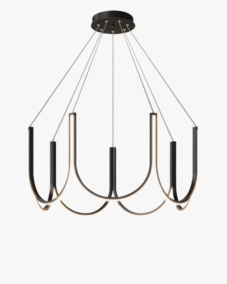 WOMO Minimal U-shaped Round chandelier-WM2143