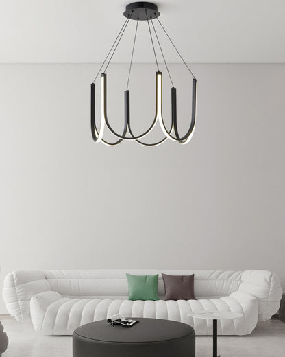 WOMO Minimal U-shaped Round chandelier-WM2143