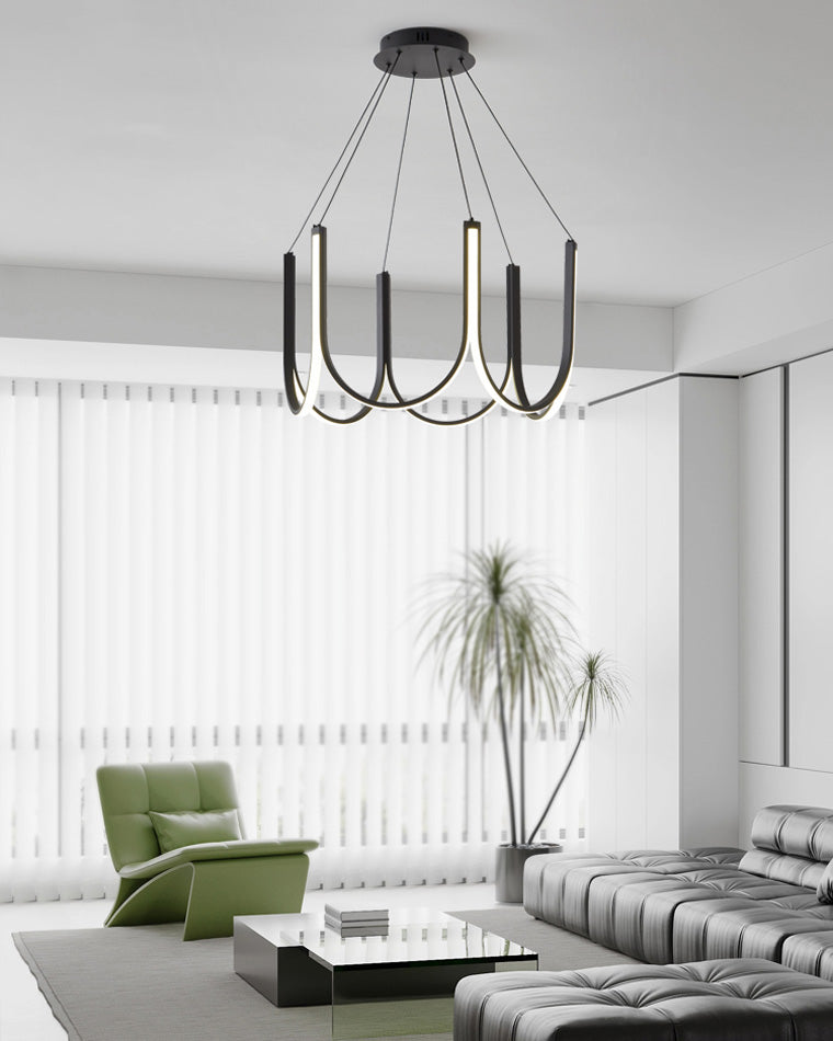 WOMO Minimal U-shaped Round chandelier-WM2143