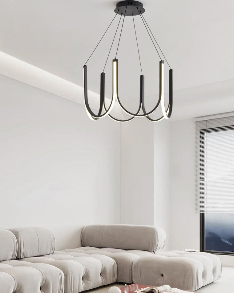 WOMO Minimal U-shaped Round chandelier-WM2143