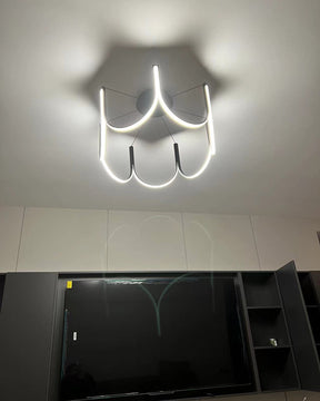 WOMO Minimal U-shaped Round chandelier-WM2143
