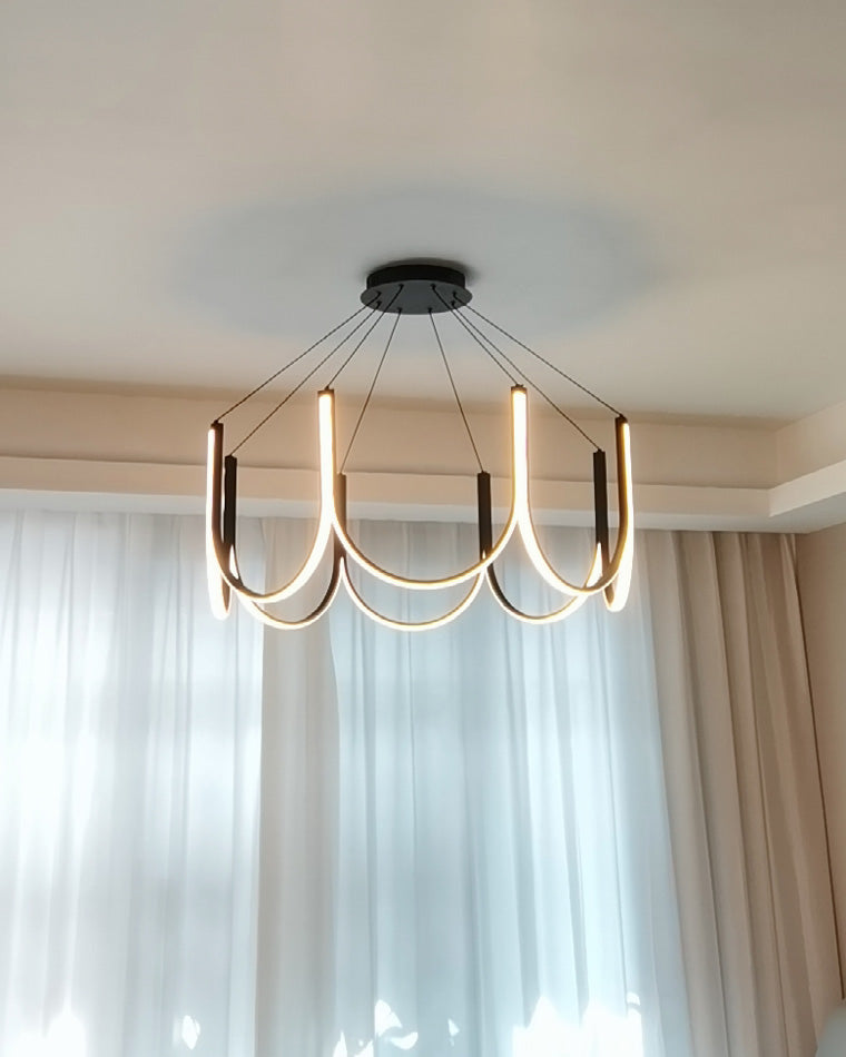 WOMO Minimal U-shaped Round chandelier-WM2143